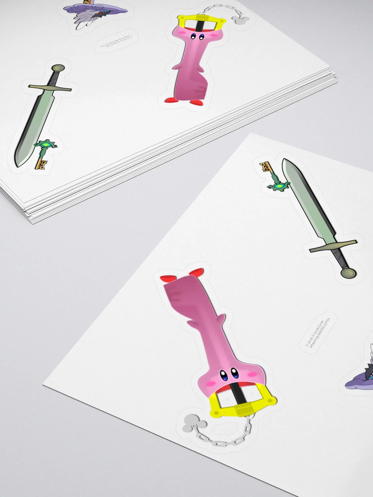 Joke Keyblade Sticker Sheet product image (4)