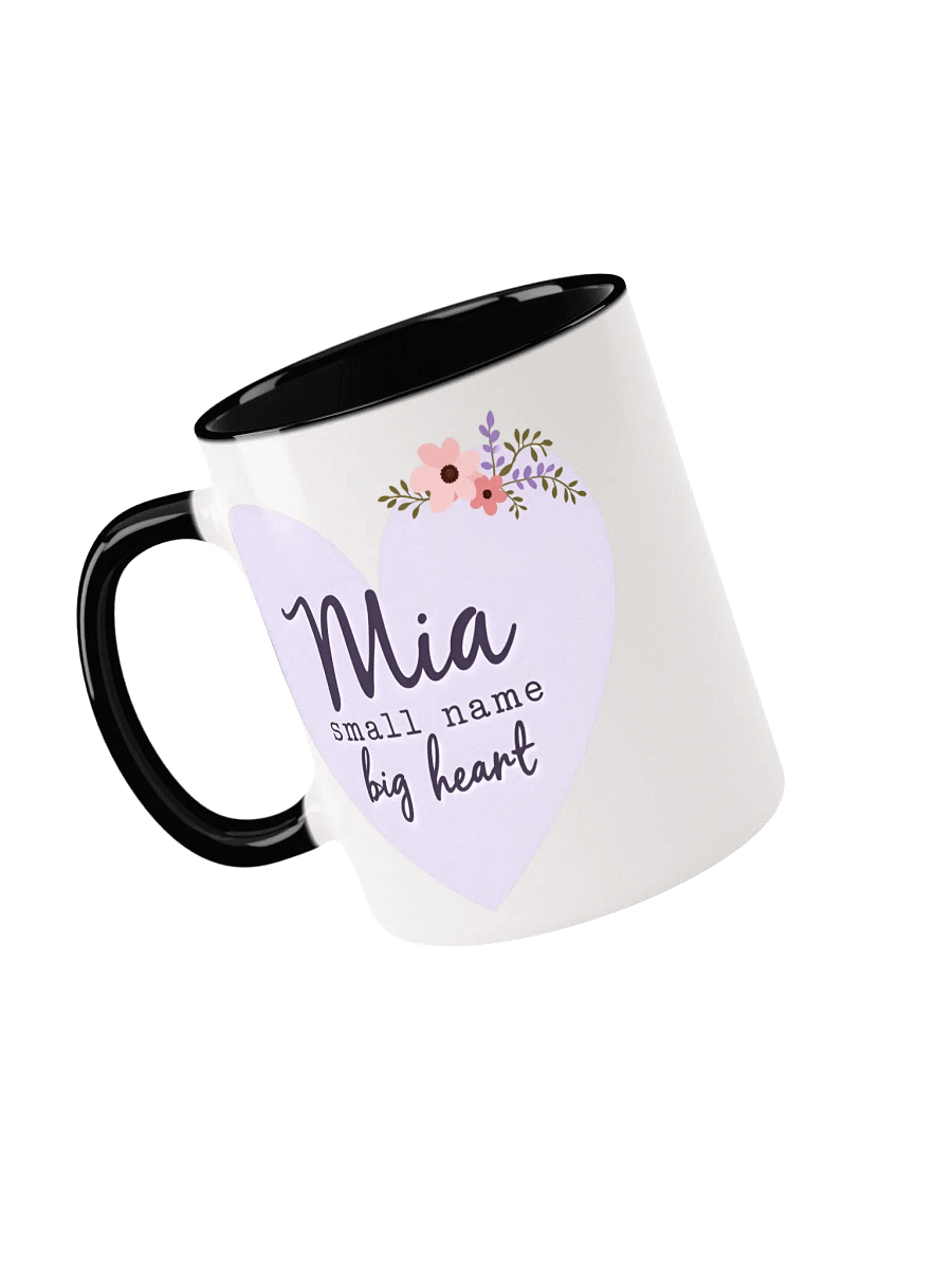 Celebrate the Beauty of Mia: Small Name, Big Heart – Personalized Mug Designs product image (3)