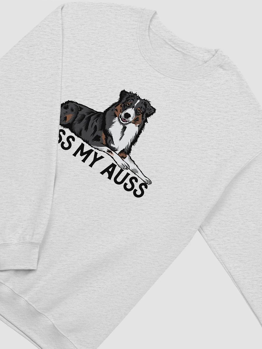 Kiss My Auss Sweatshirt for Australian Shepherd (Tricolor) Dog Owners product image (24)
