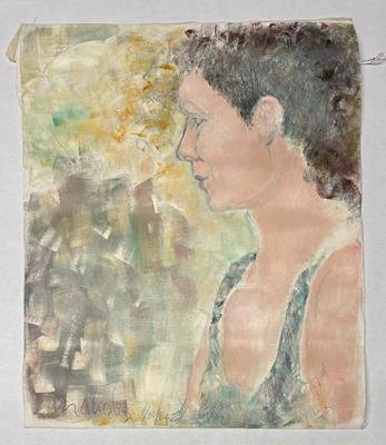 Sandra (1984) (24" x 20") Rolled Canvas Original product image (1)