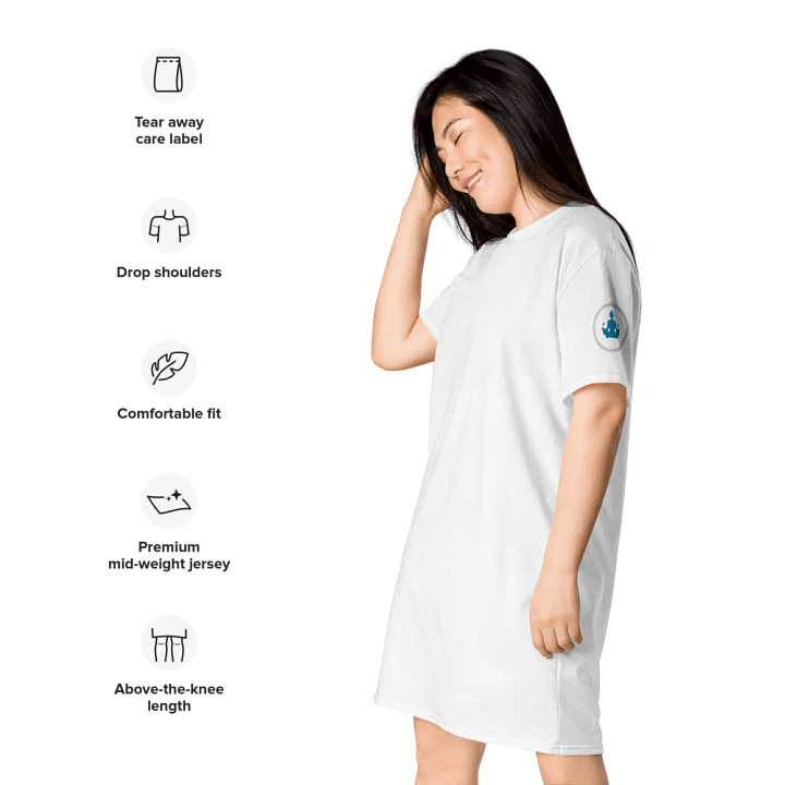 Comfort Colors Heavyweight T-Shirt Dress – Effortless Comfort and Style product image (2)