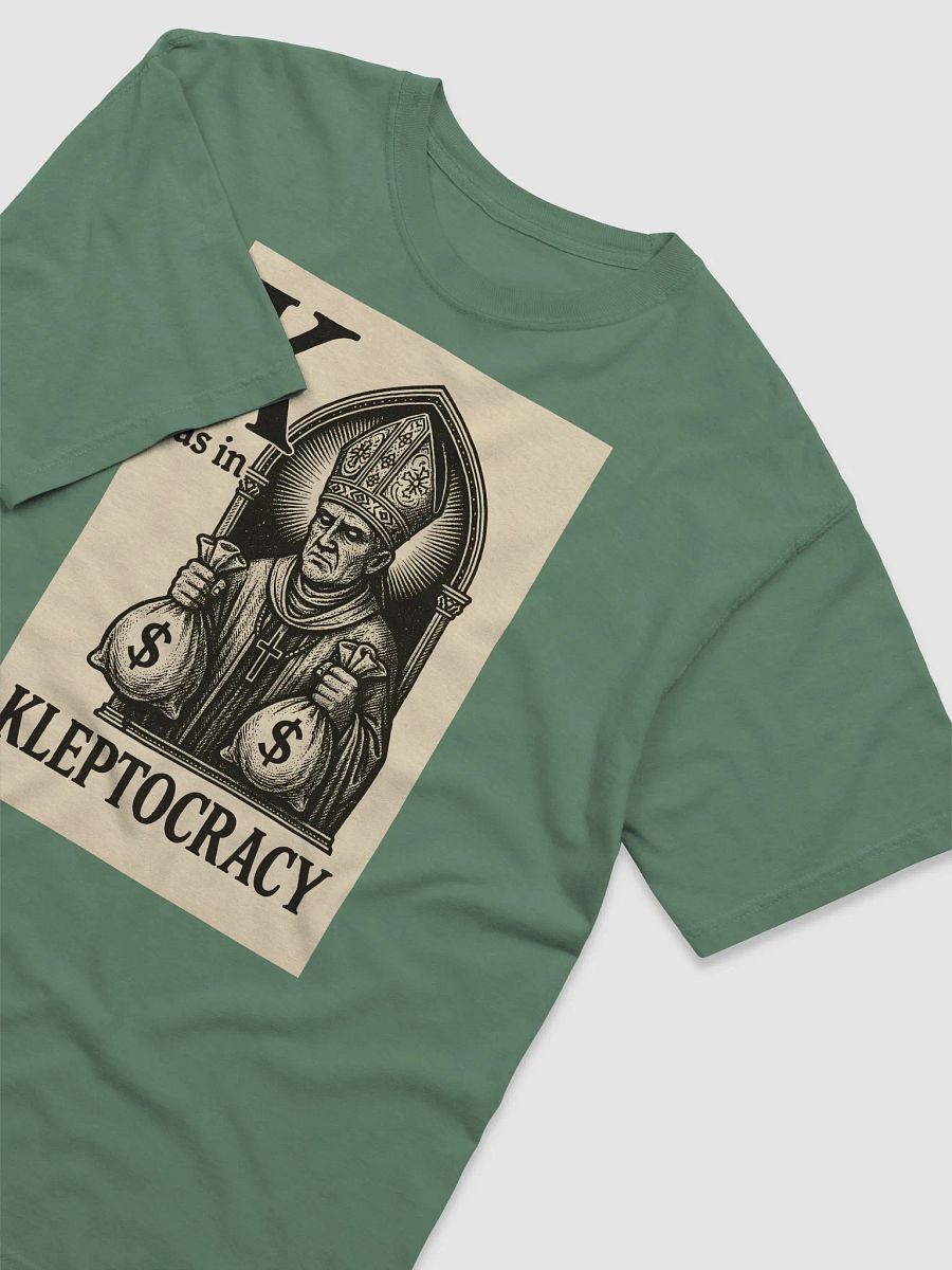 K as in kleptocracy t-shirt product image (3)