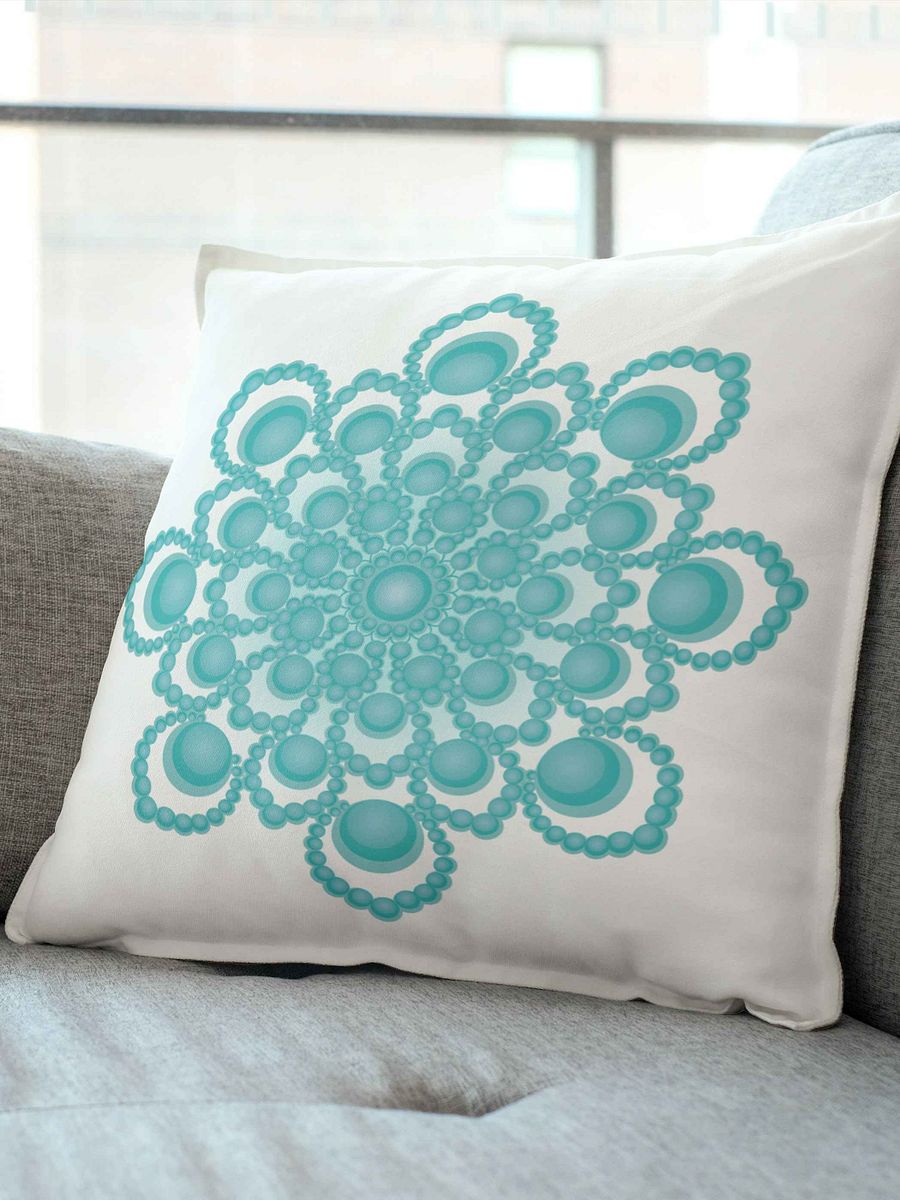 FREE PRINTABLE Turquoise Mandala PNG file product image (3)