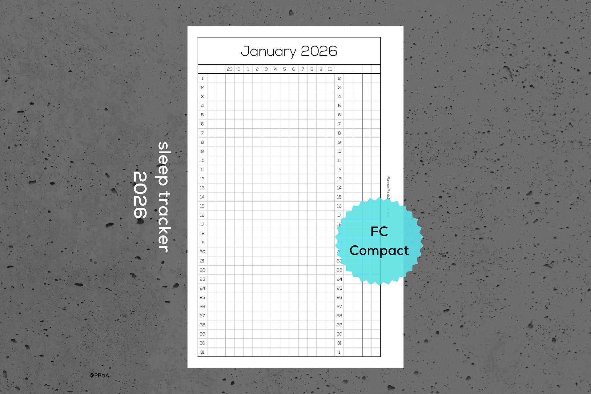 sleep tracker - Franklin Covey Compact - 2026 product image (1)