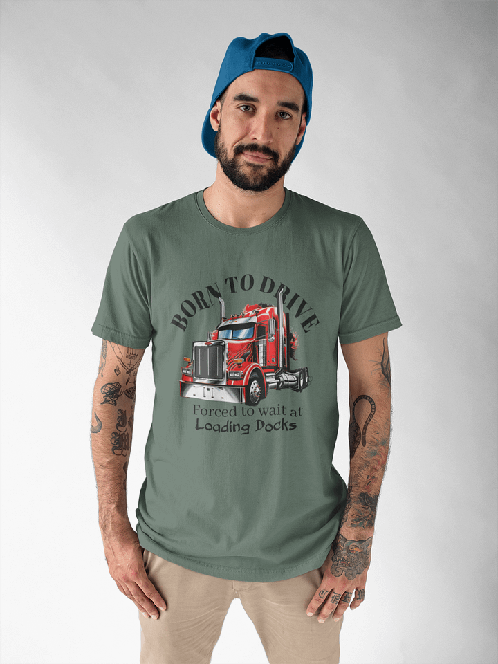 Chrome King Red Semi-Truck Graphic Tee product image (1)