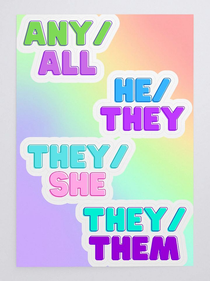 pronoun sticker sheet! product image (1)