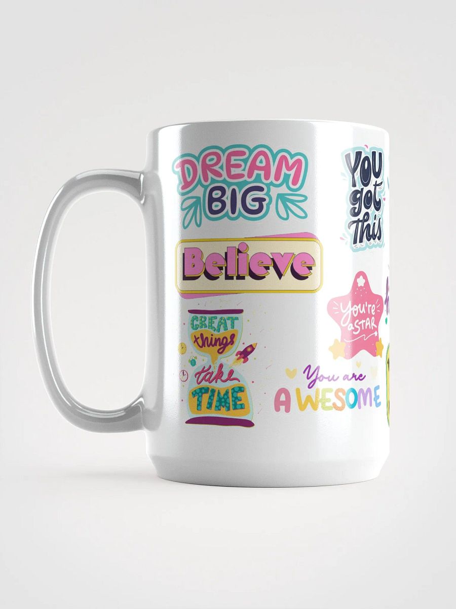 Motivational Mantra Mug - White product image (5)