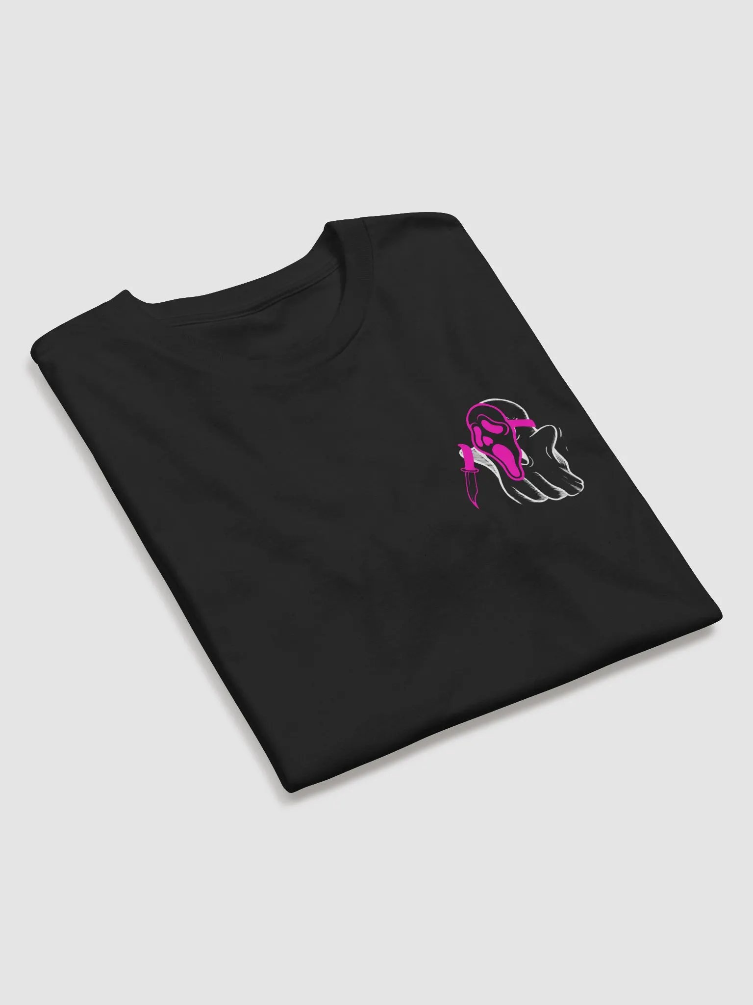 Pink Scream Gh0stie Tee - Black product image (4)