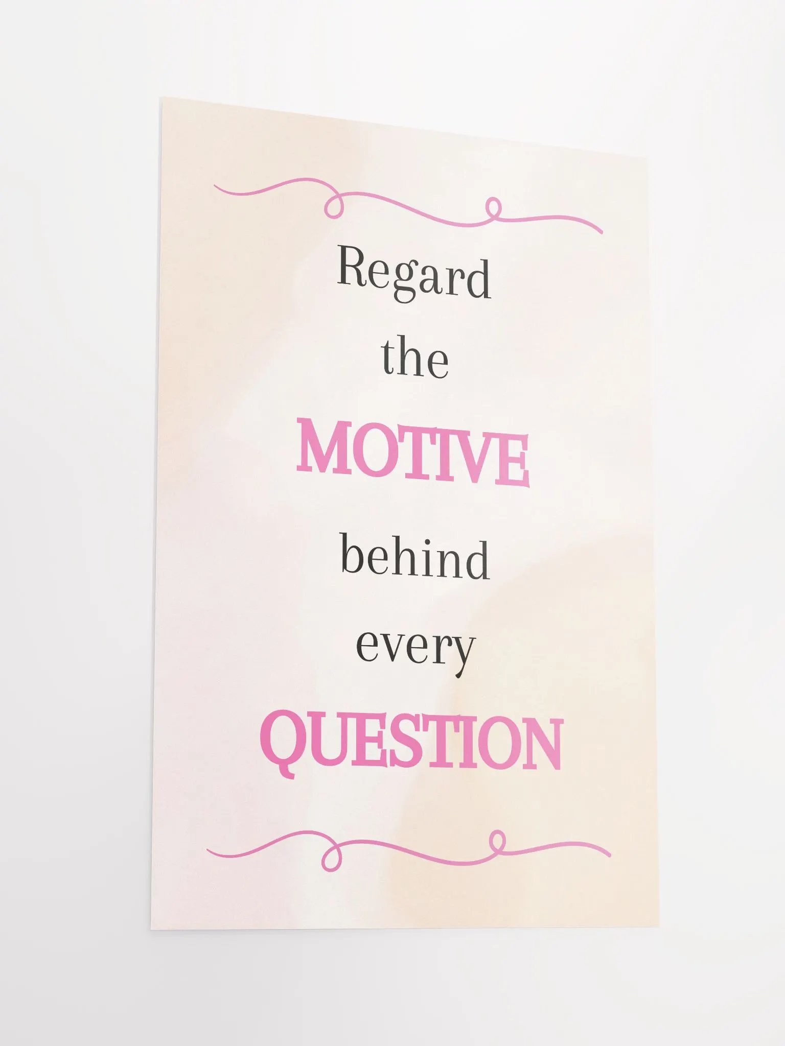 MOTIVE & QUESTION Empowerment Poster product image (2)