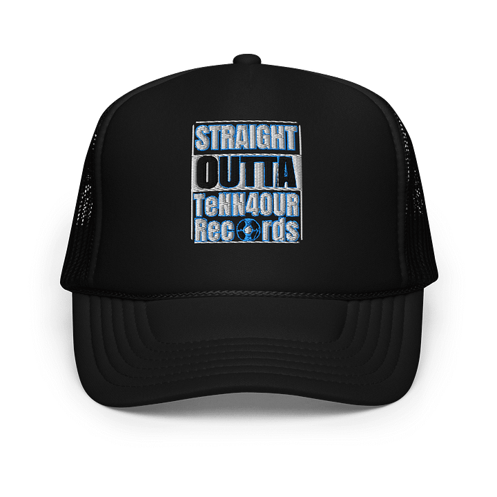 STRAIGHT OUTTA TENN4OUR RECORDS TRUCKER HAT product image (1)