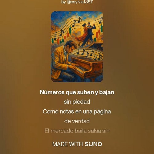 Experience the genre-shifting sound of E Sylvia’s original lyrics blending with AI-composed soundscapes in “Música de Números...