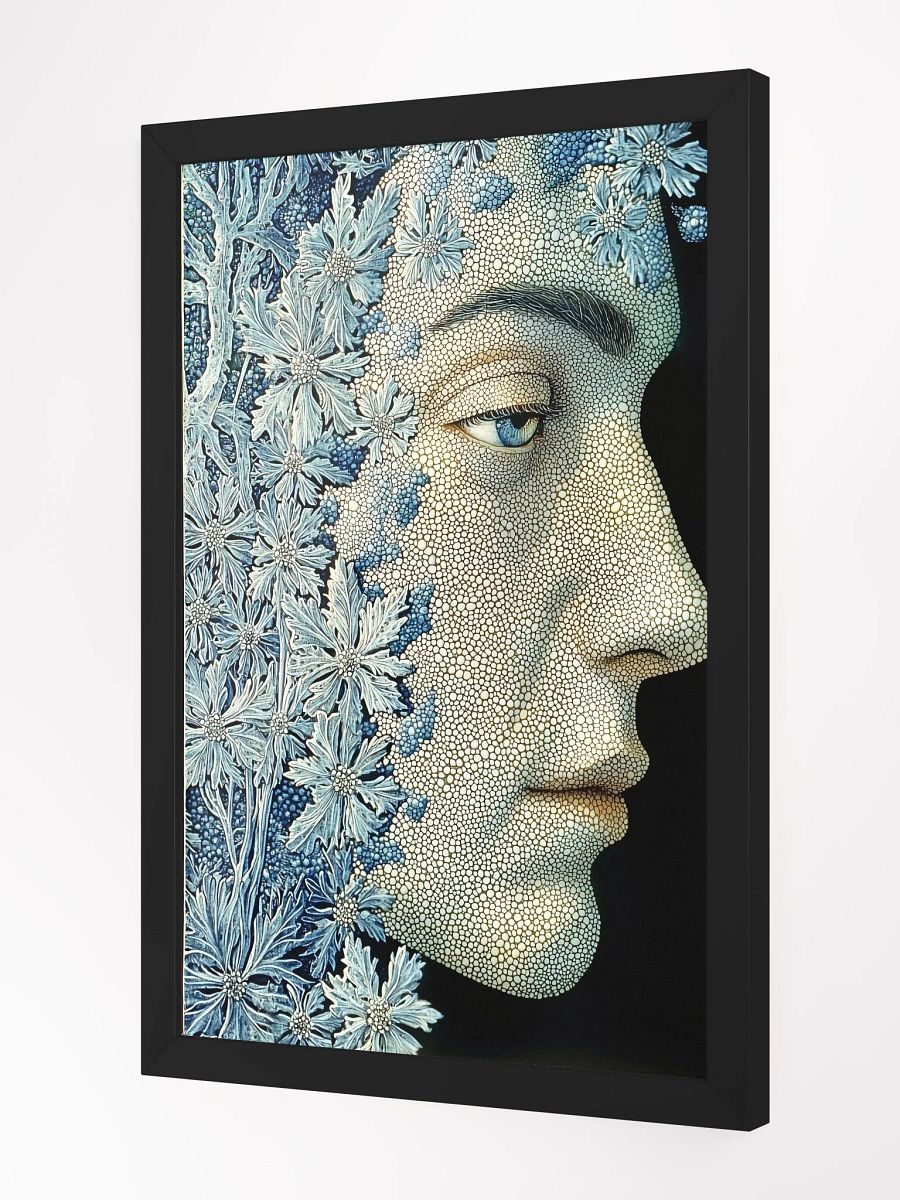 Winter's Whisper: Fantasy Poster of an Enigmatic Forest Spirit product image (2)