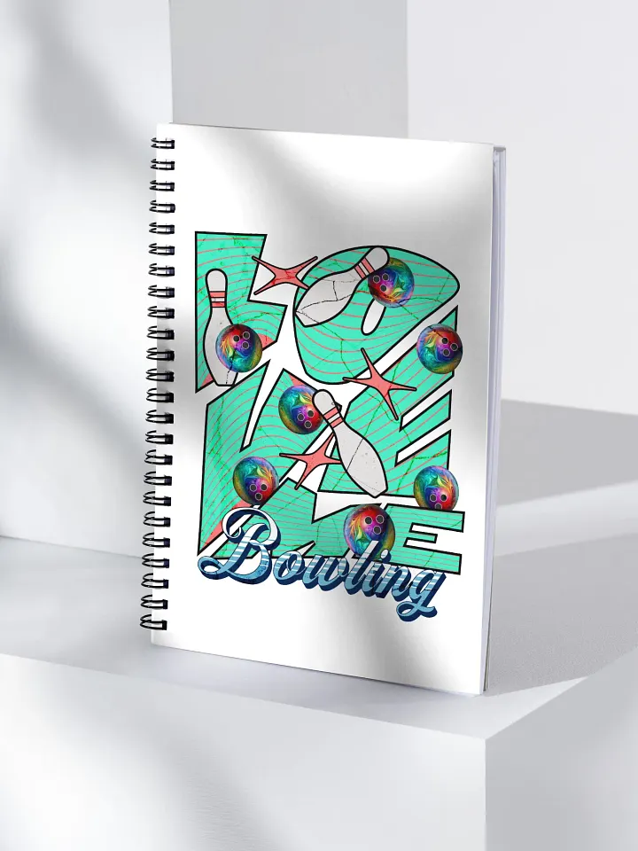 Love Me Bowling Spiral Notebook product image (1)
