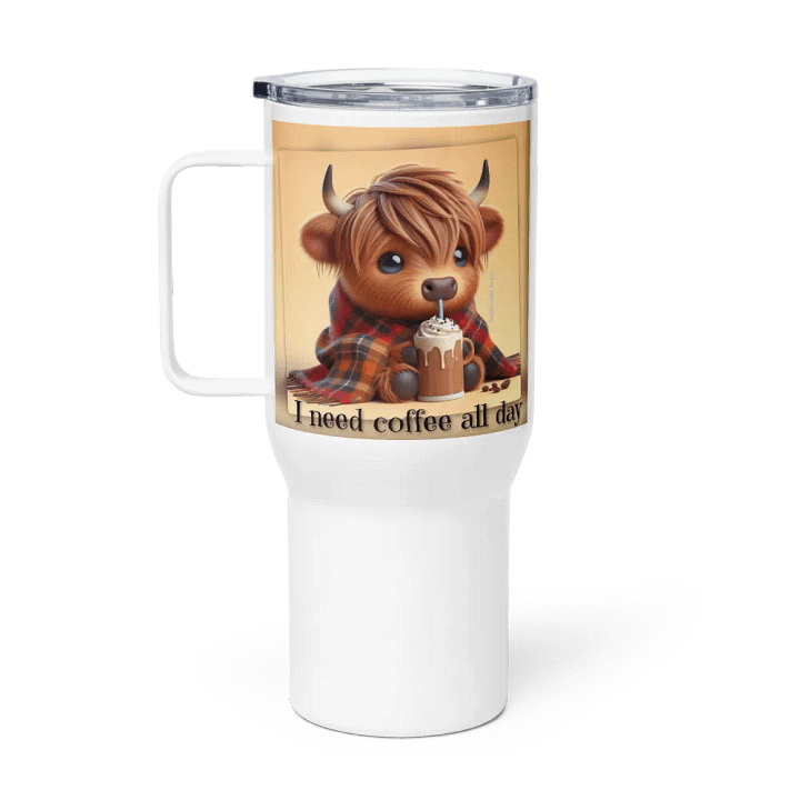 Coffee Cow Travel Mug product image (1)
