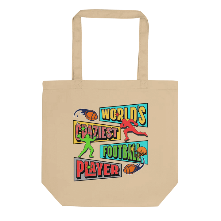 Worlds Craziest Football Player Tote Bag product image (1)
