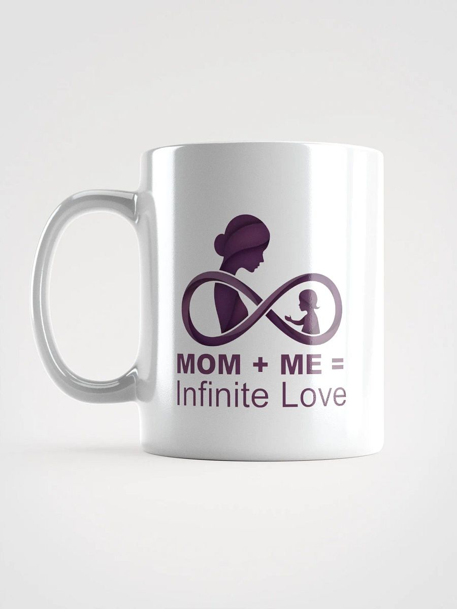 Mom + Me = Infinite Love | Mother's Day Glossy Mug product image (16)