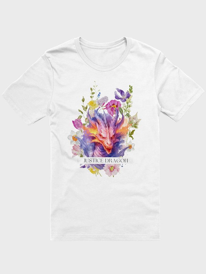 Justice Dragon Tee (White) product image (1)