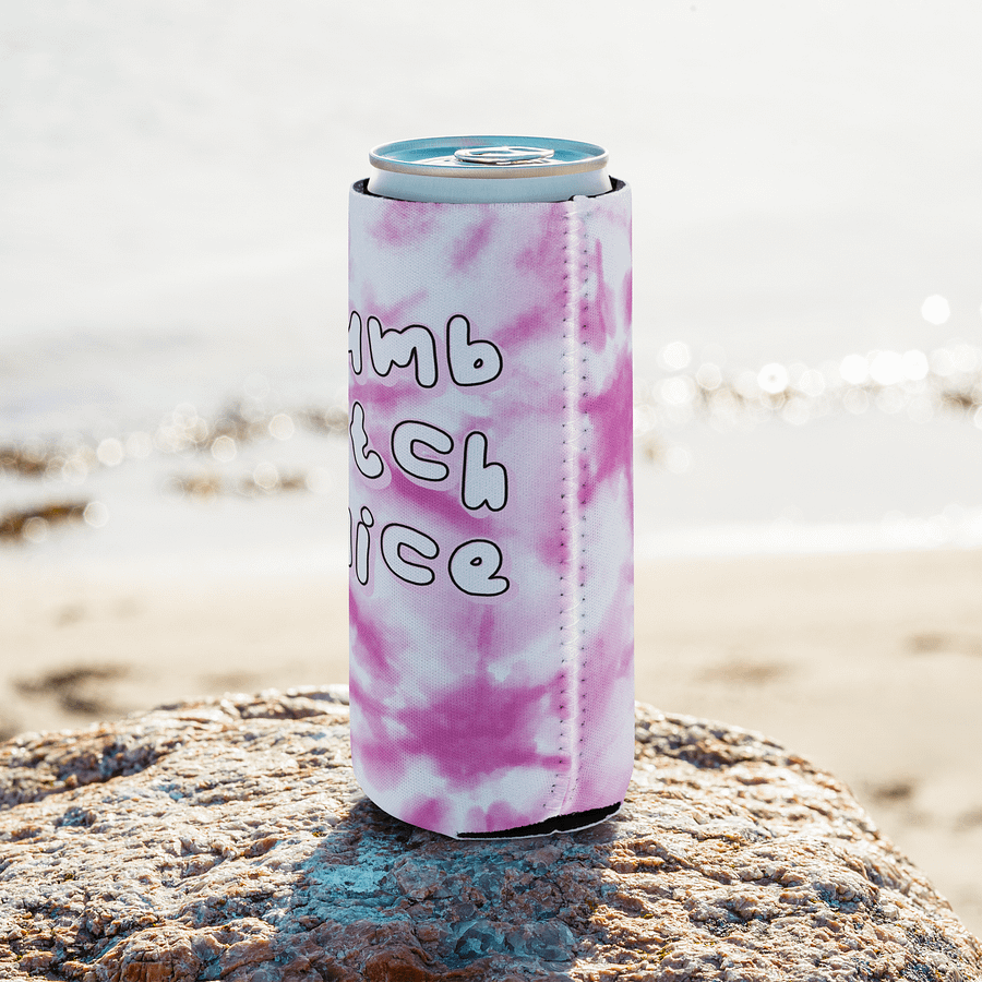 Dumb Bitch Juice Coozie - Pink Tie Dye product image (17)
