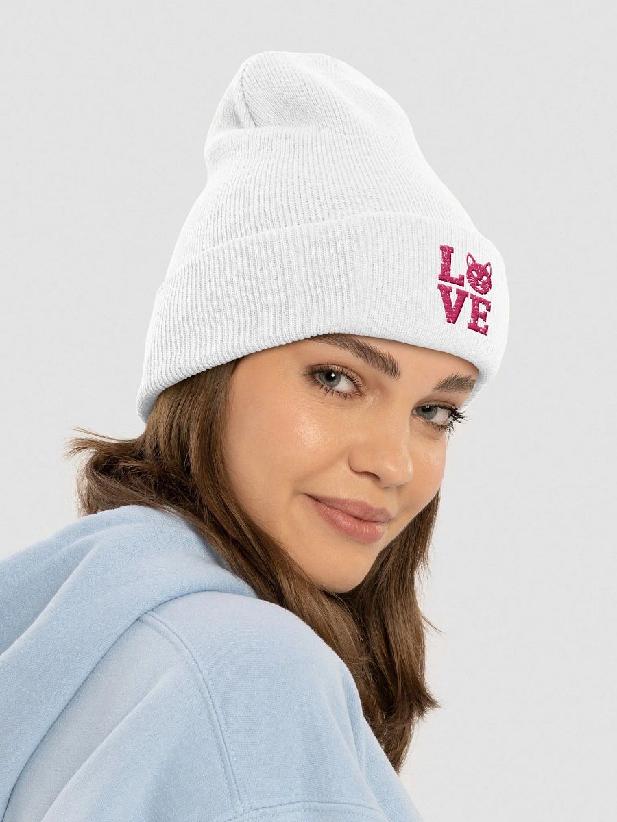 Love Cat Cuffed Beanie product image (4)