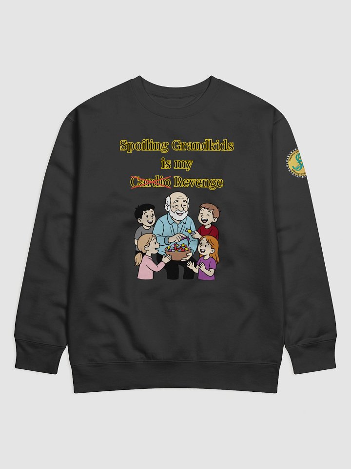 Spoiling Grandkids is my Cardio (Male) Cotton Heritage Premium Sweatshirt product image (1)
