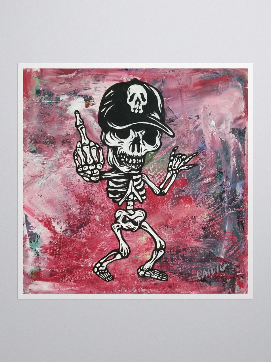 Mr. Bone Daddy Finger vinyl sticker product image (4)