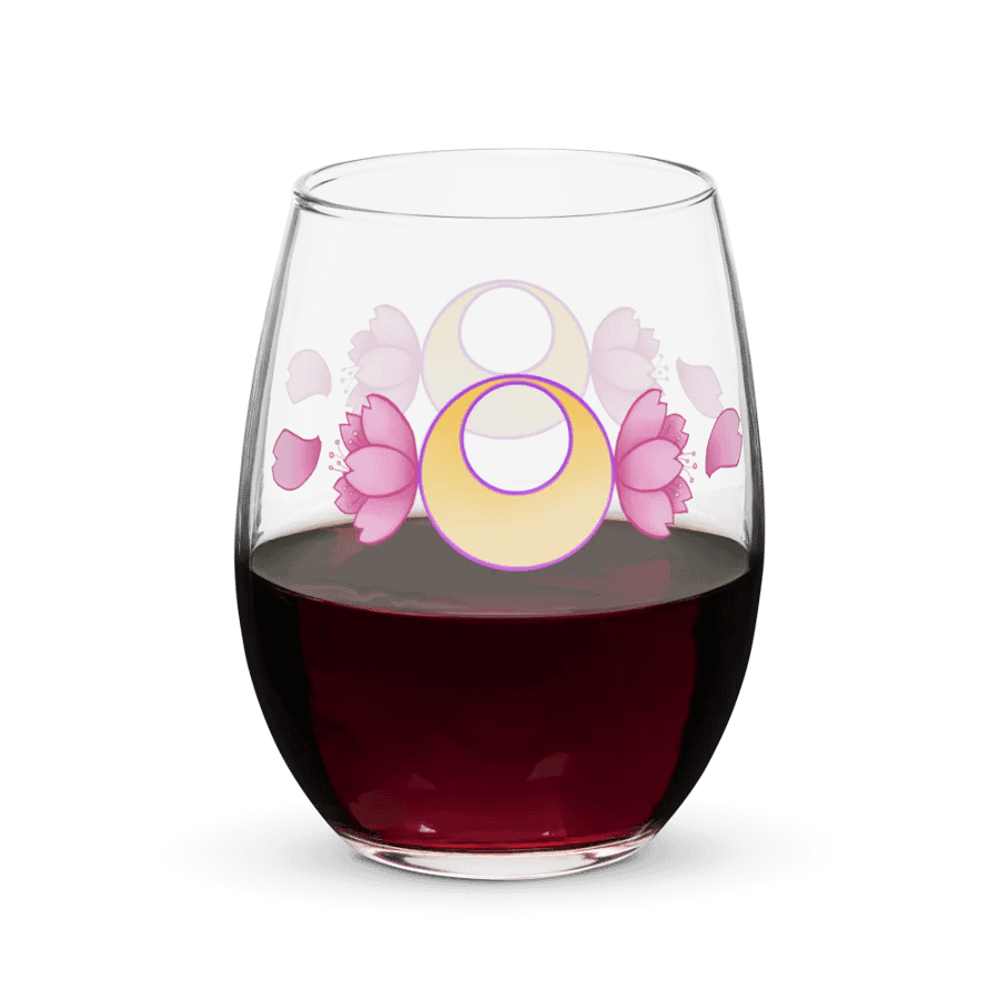 Moonie Blossom Stemless Wine Glass product image (3)