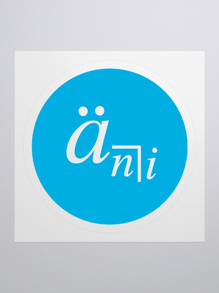 Financial Mathematics Logo Sticker product image (1)