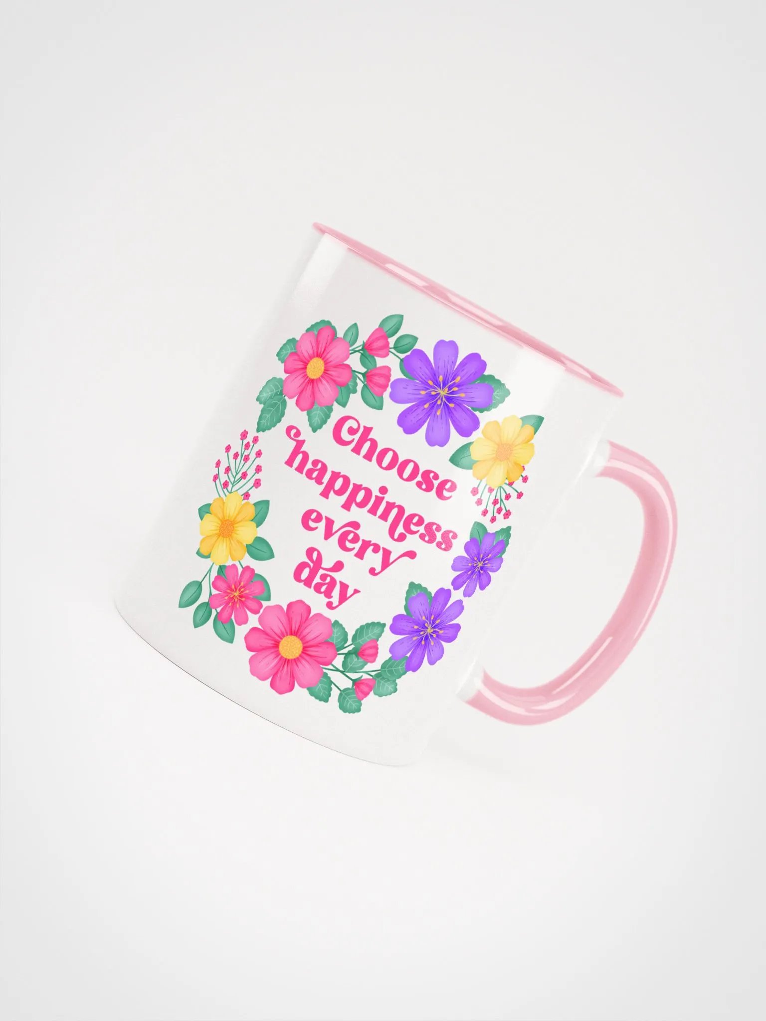 Choose happiness every day - Color Mug product image (4)