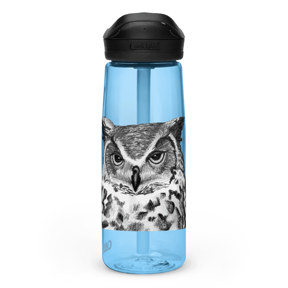 Owl Drawing Water Bottle Straw product image (60)