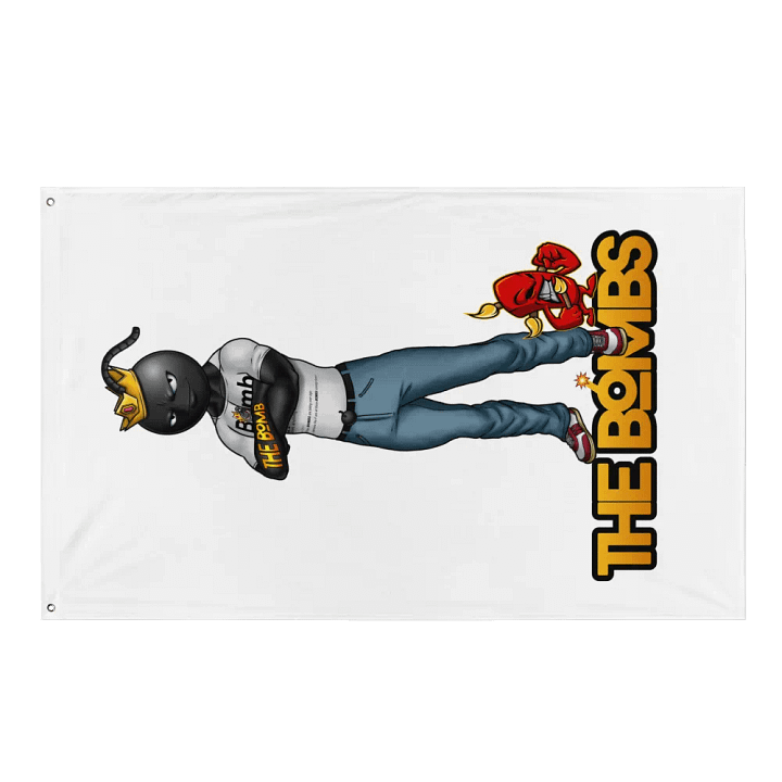 Reign of The Bombs All-Over Flag product image (1)