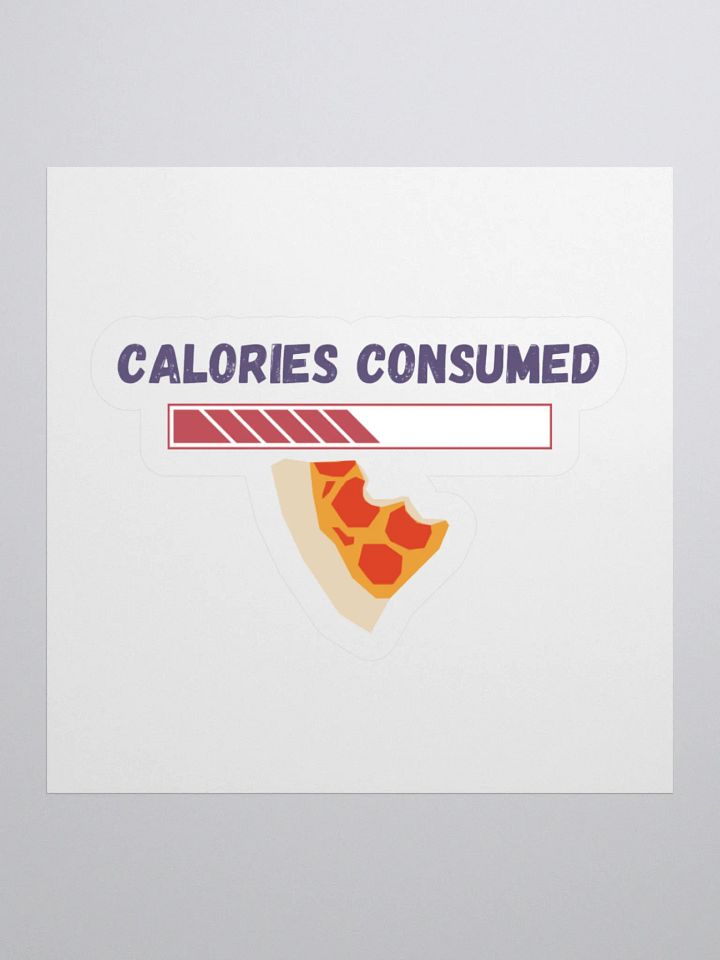Calories Consumed: Loading… — Pizza Progress Bar Sticker product image (3)