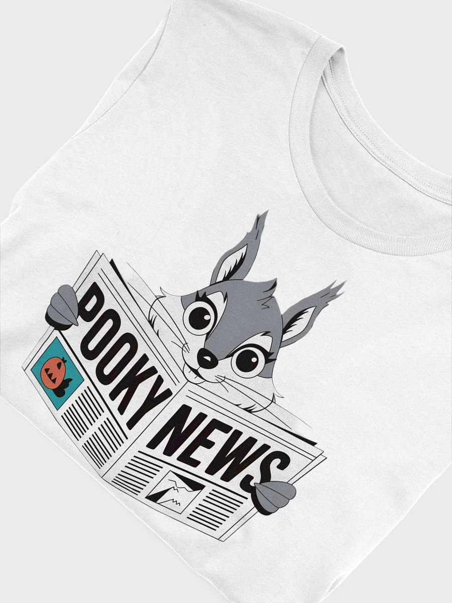 Super Soft and Flattering Tee: Pooky News, Reading Newspaper product image (5)