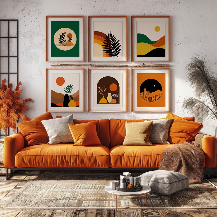 Colorful BOHO Gallery Wall Set of 11 DIGITAL Prints product image (4)