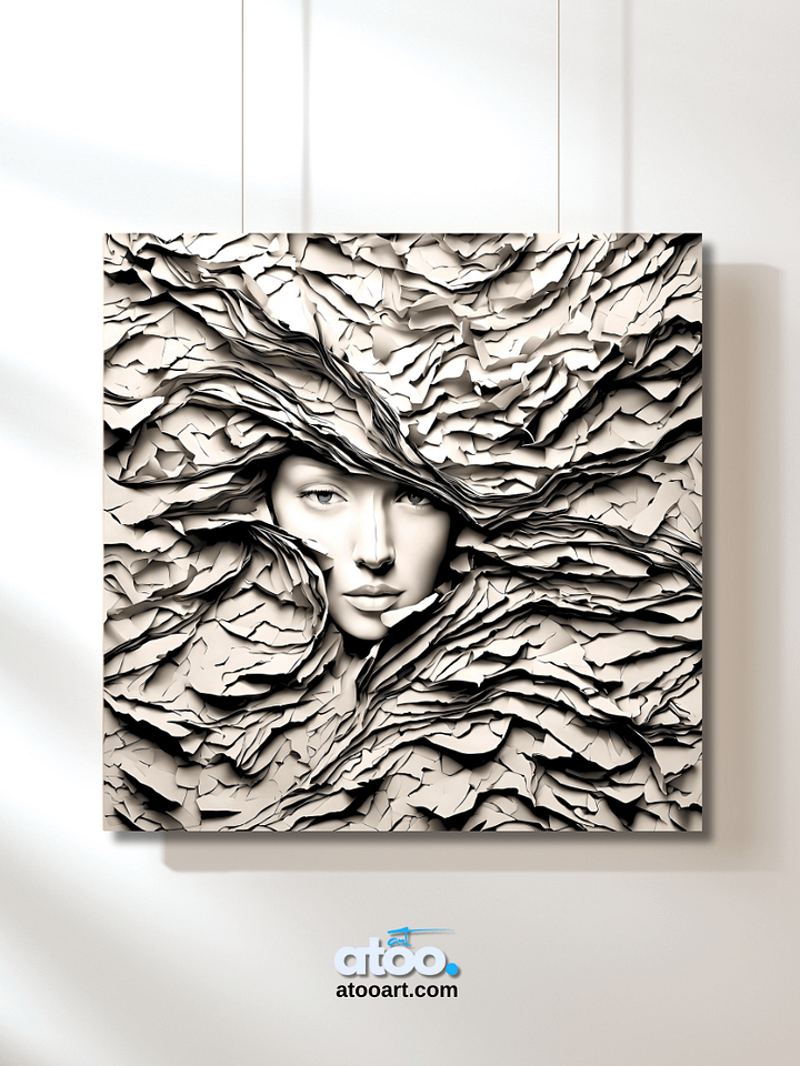 Paper Collection | Dance of Elegance | Canvas Art Painting product image (2)