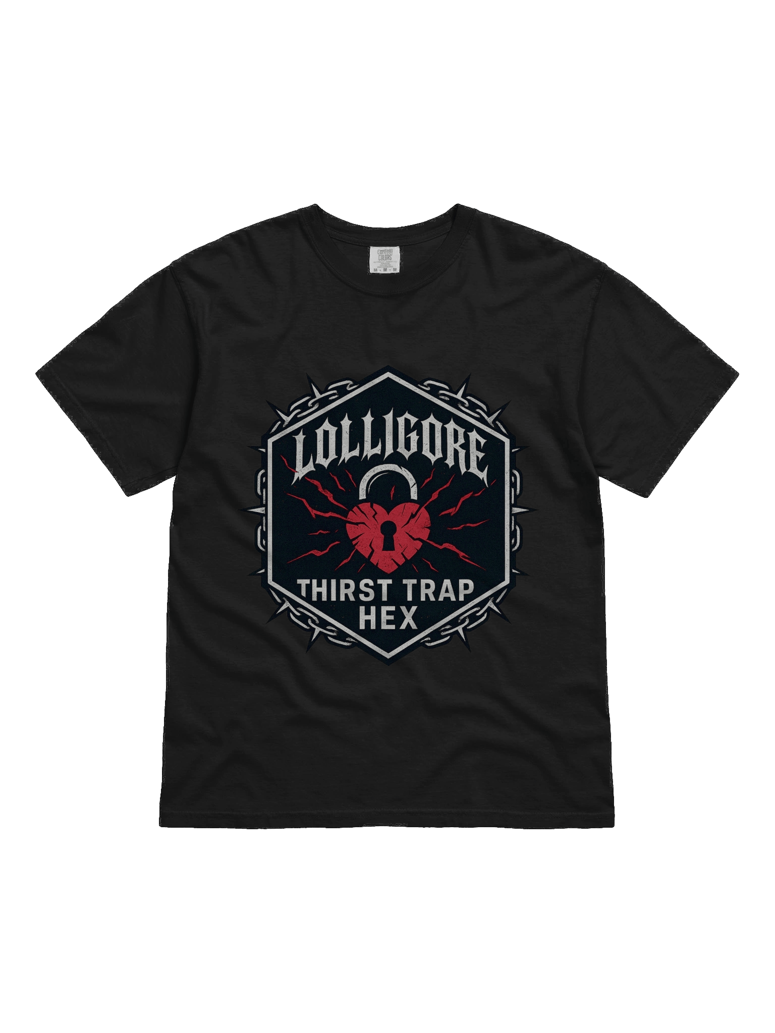 Lolligore — “Thirst Trap Hex” Emblem Tee product image (1)