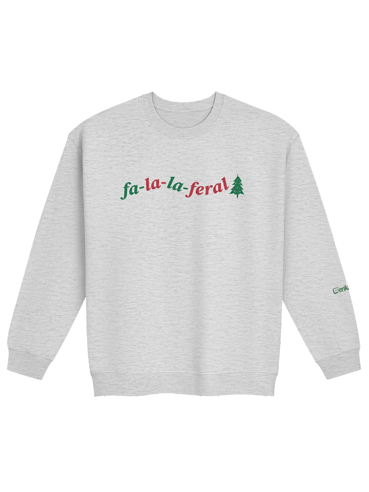 Fa La La Feral Festive Text Crewneck product image (2)