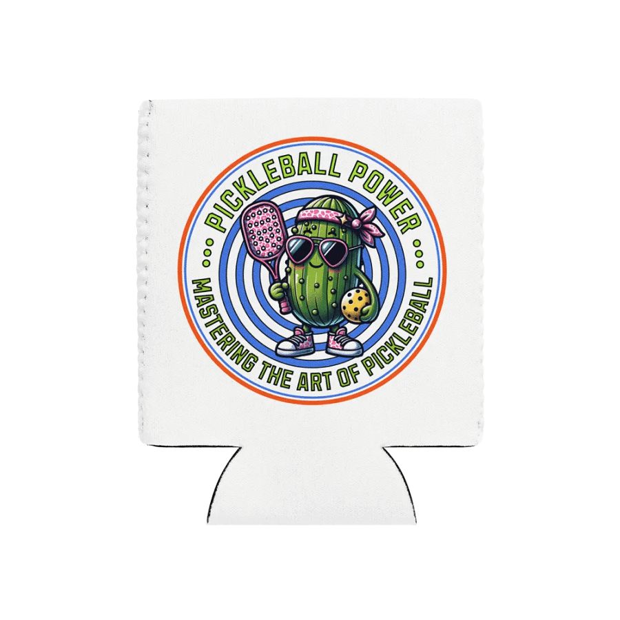 Pickleball Power Mastering The Art Of Pickleball Can Cooler product image (1)