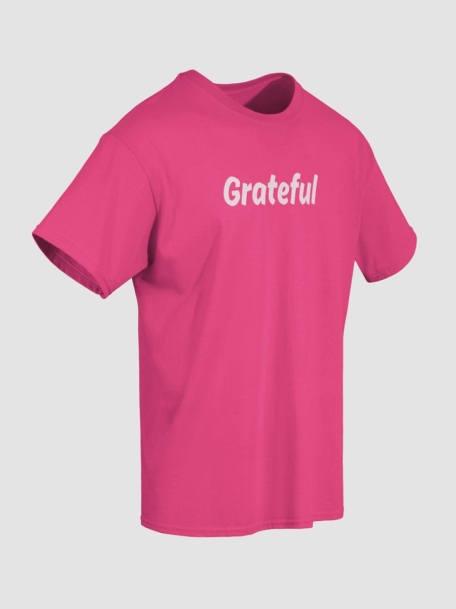 “Grateful” Upbeat Unisex Cotton Tee #2 product image (3)