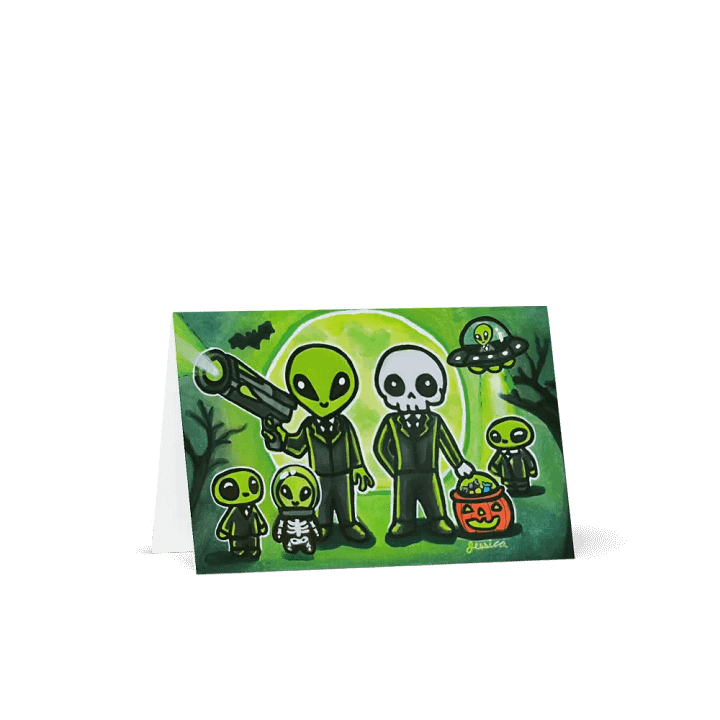 Alien Patrol Greeting Card product image (1)