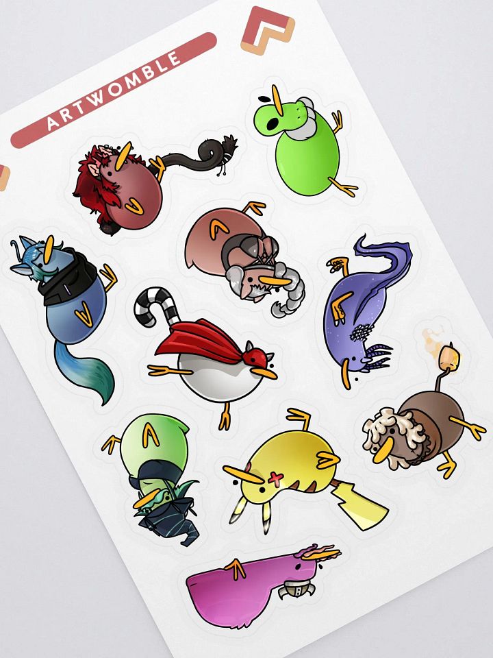 Berd-Day Sticker Sheet 3 product image (1)