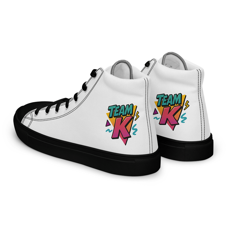 Team K 1990's Women's High Top Canvas Shoes product image (8)