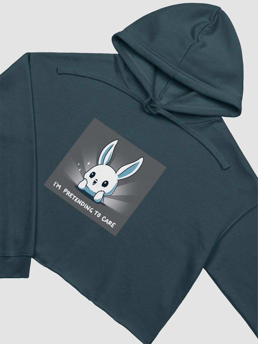 Sarcastic Bunny Crop Hoodie product image (24)