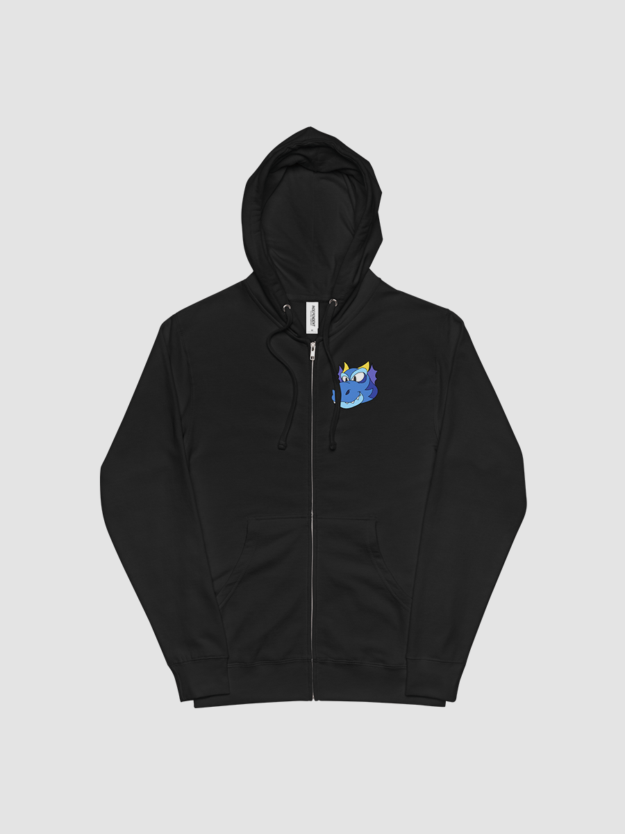 Happy Blue Dragon Fleece Zip Up Hoodie product image (1)