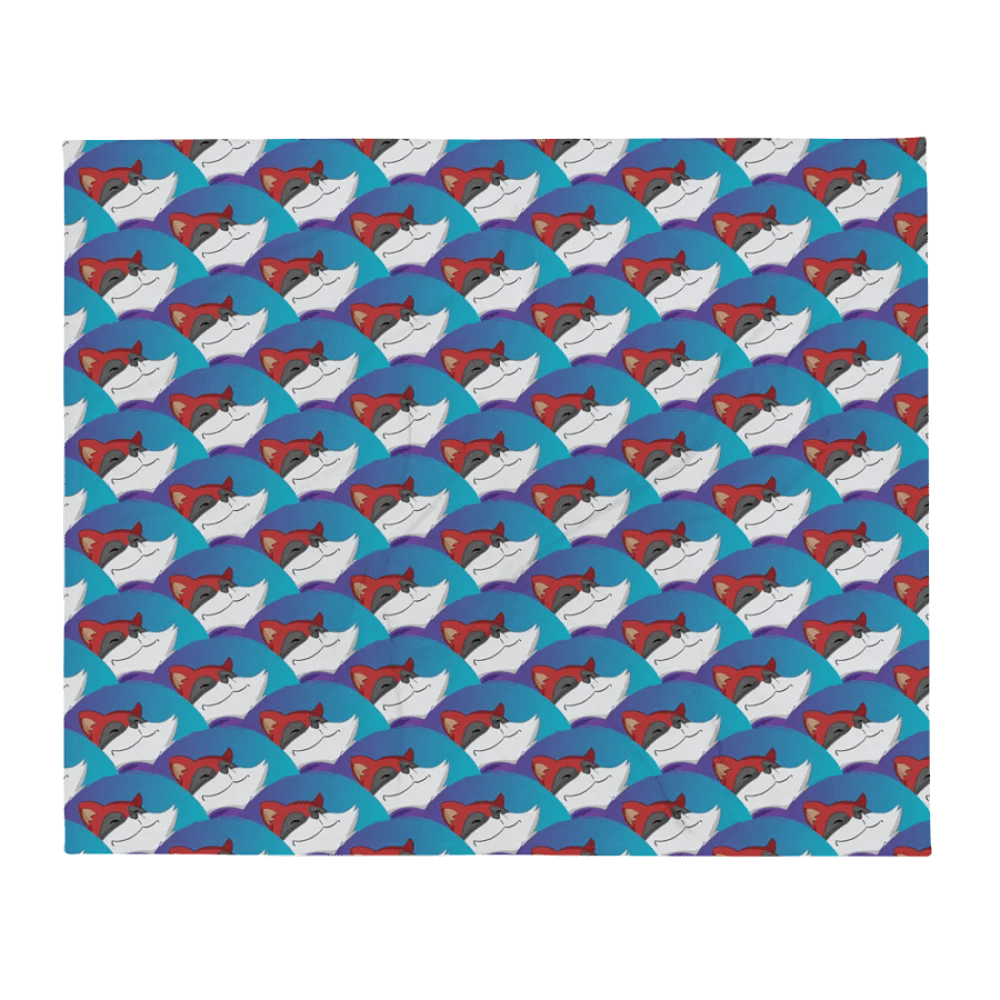 Red Trash Panda Love Blanket product image (2)