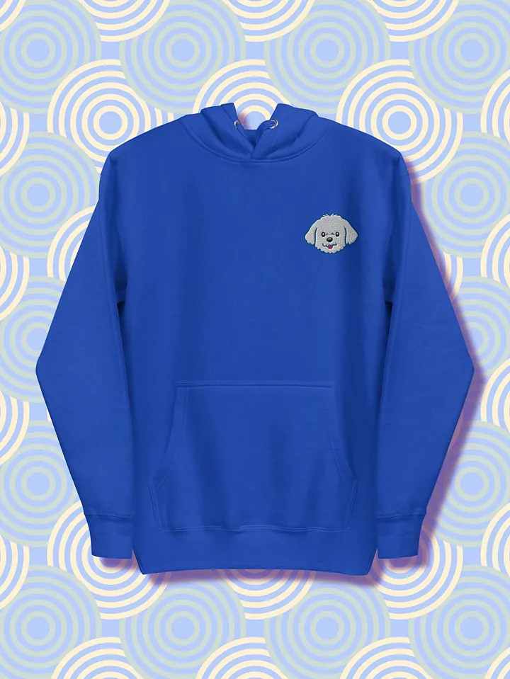 Cartoon Maltese Dog Embroidered Premium Hoodie product image (9)