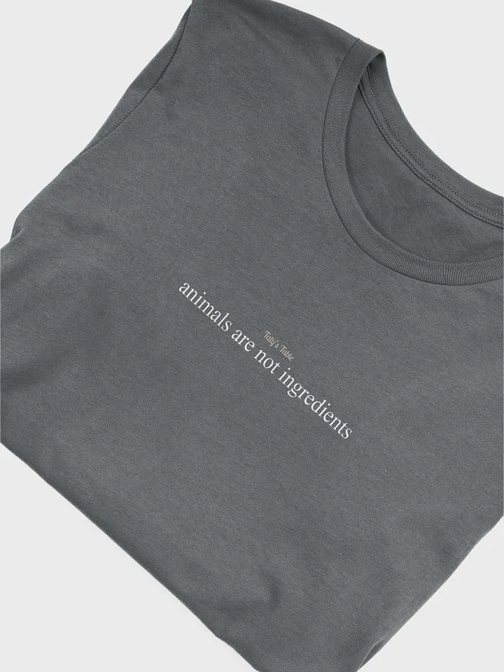 Animals Are Not Ingredients Minimalist Tee product image (1)