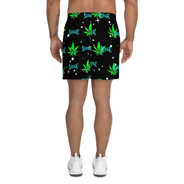 Savage Green Leaf All-Over Shorts product image (1)
