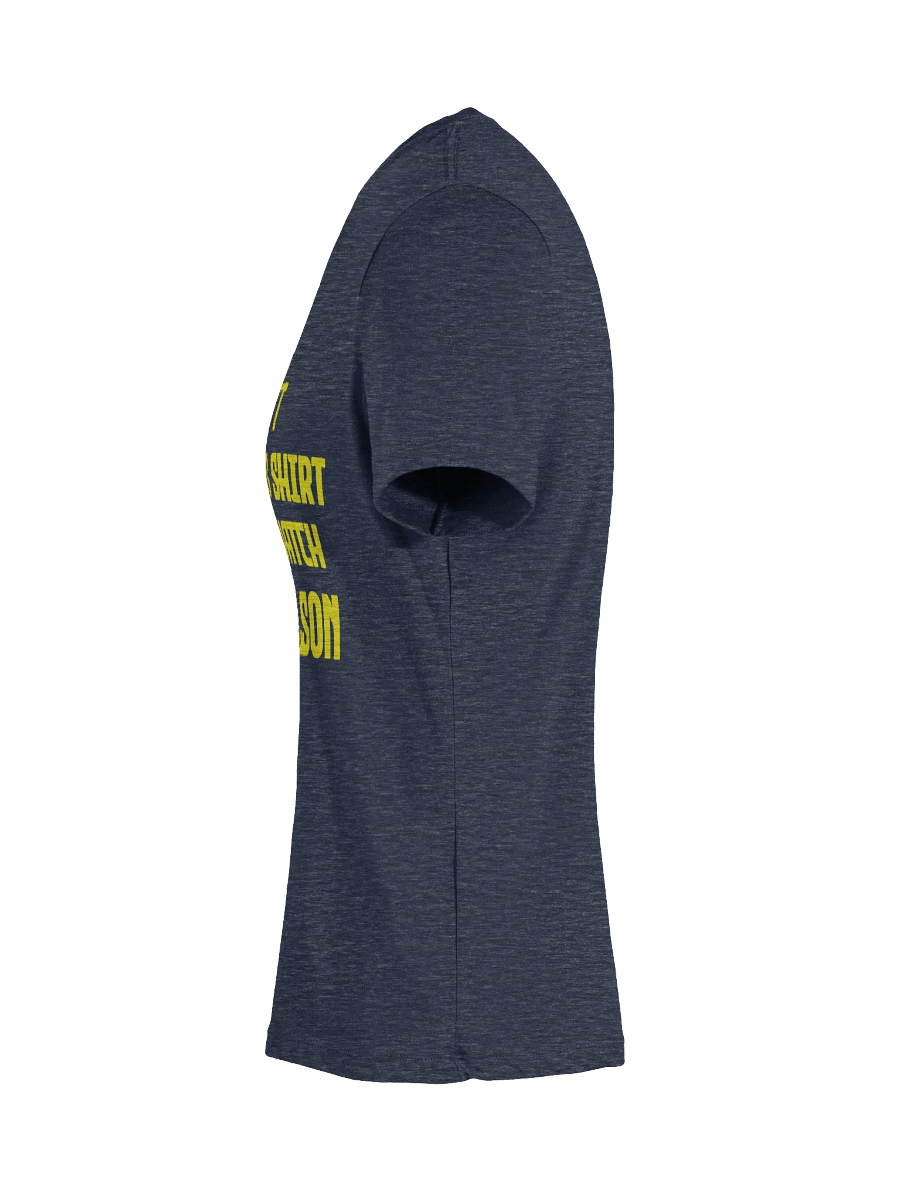 I Don't Wear This Women's V-Neck (Yellow Text) product image (28)