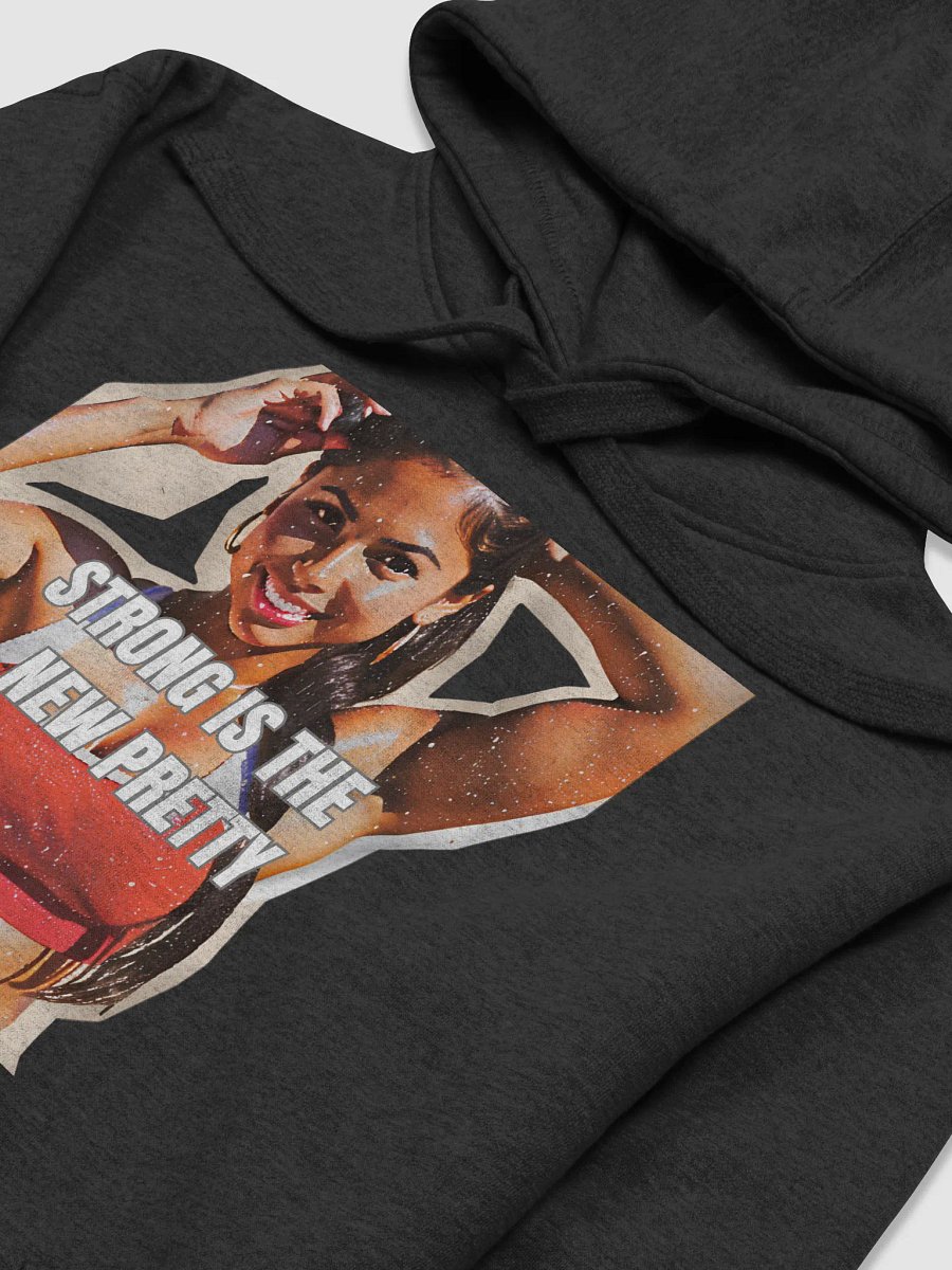 Pretty Strong Red Sports Bra Hoodie product image (3)