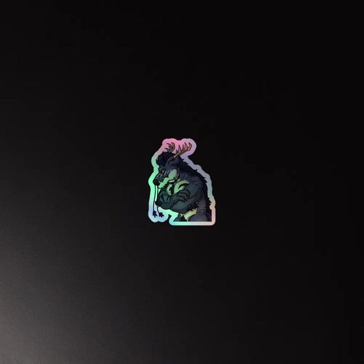 Blushing Beast Holographic Sticker Set product image (2)